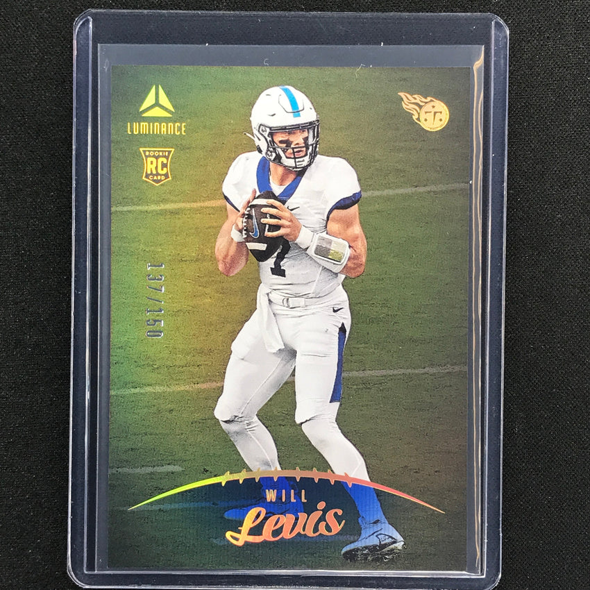 2023 Luminance Nfl Will Levis Rookie Vertical Blue /150 No 173