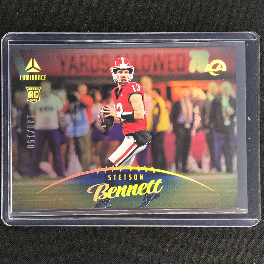 2023 Luminance NFL STETSON BENNETT Rookie Horizontal Blue /150 #177