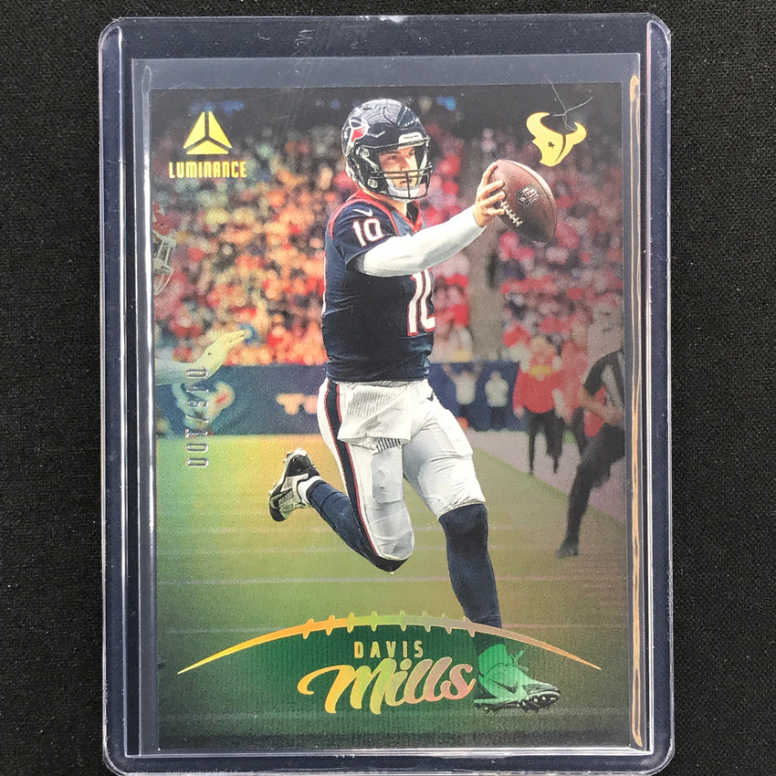 2023 Luminance NFL DAVIS MILLS Vertical Green /100 #21