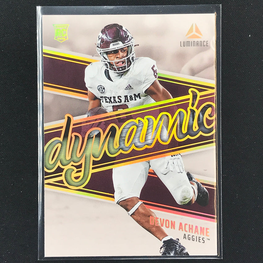 2023 Luminance Nfl Devon Achane Dynamic Rookies Base No 13
