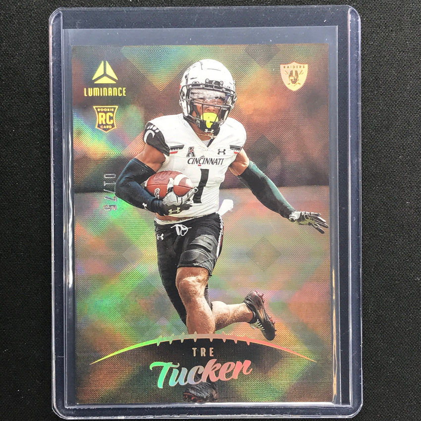 2023 Luminance Nfl Tre Tucker Rookie Vertical Black 1/75 No 136