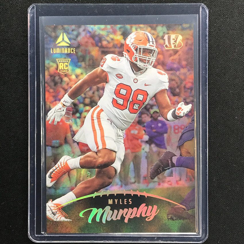2023 Luminance NFL MYLES MURPHY Rookie Vertical Black 21/75 #159
