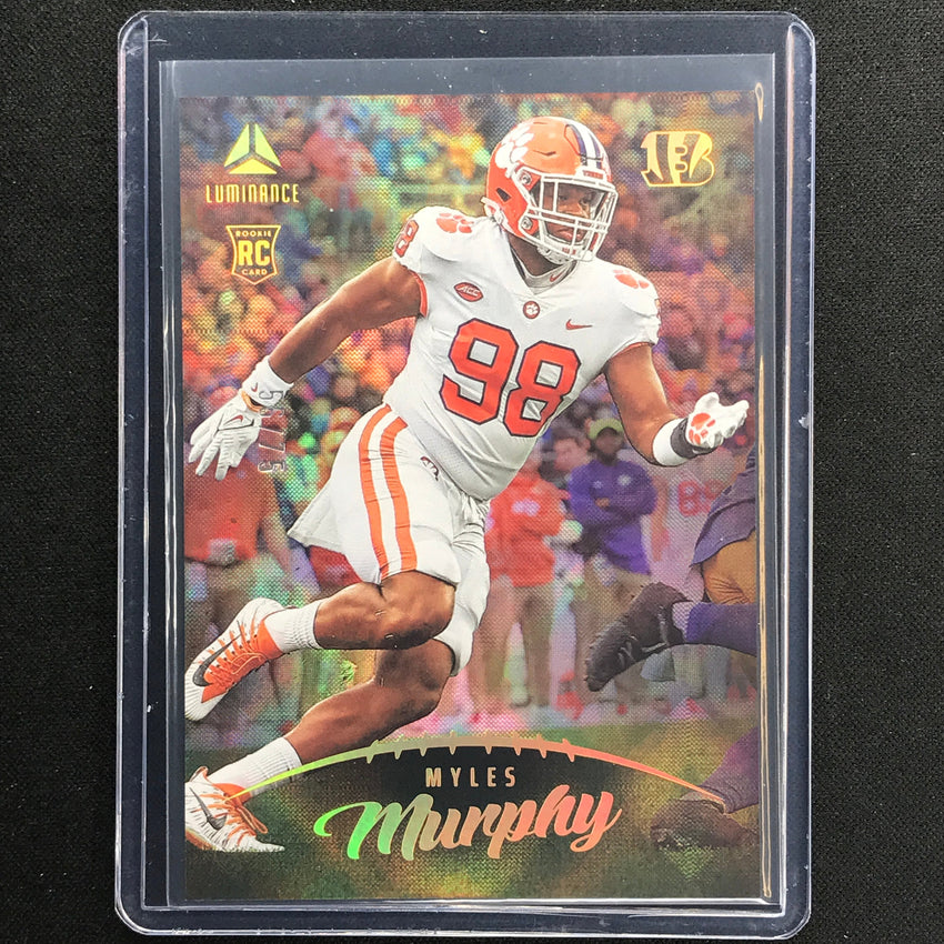 2023 Luminance NFL MYLES MURPHY Rookie Vertical Black 56/75 #159