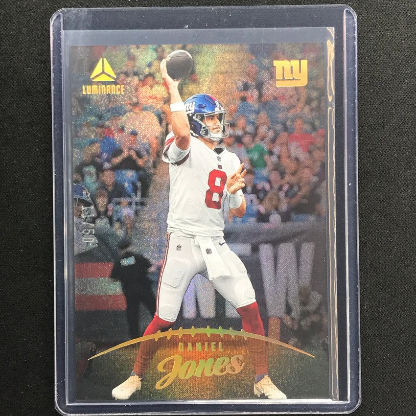 2023 Luminance Nfl Daniel Jones Vertical Orange 11/50