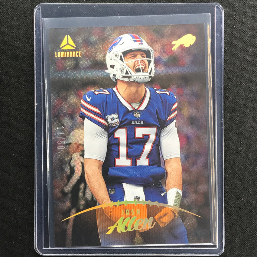 2023 Luminance Nfl Josh Allen Vertical Orange 14/50