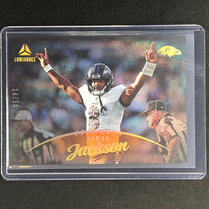 2023 Luminance Nfl Lamar Jackson Horizontal Orange 14/50