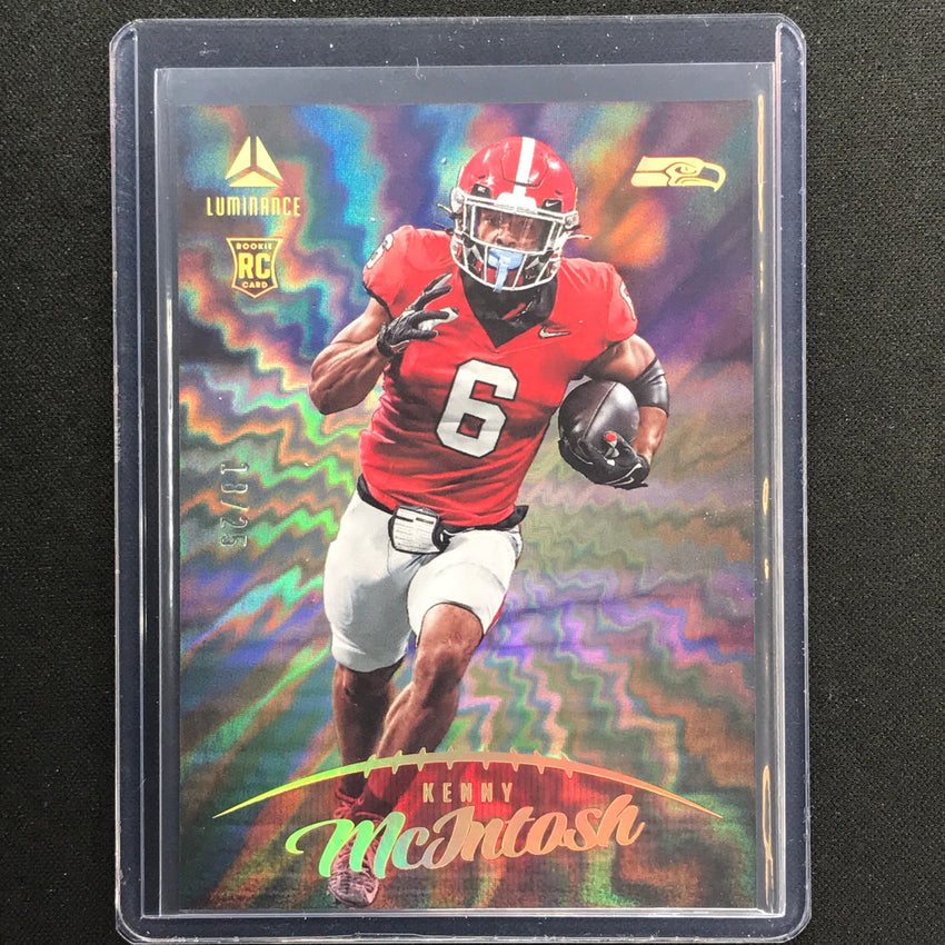 2023 Luminance Nfl Kenny Mcintosh Rookie Vertical Red 18/25