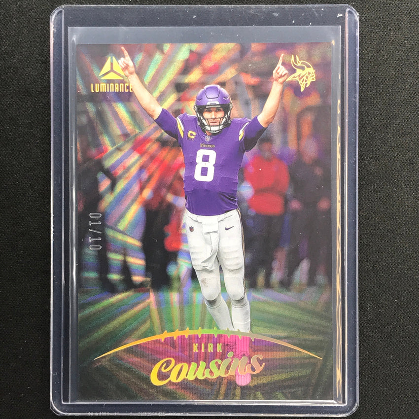 2023 Luminance Nfl Kirk Cousins Vertical Pink 1/10