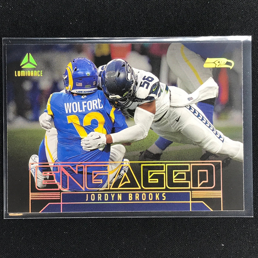 2023 Luminance NFL JORDYN BROOKS Engaged Base #3