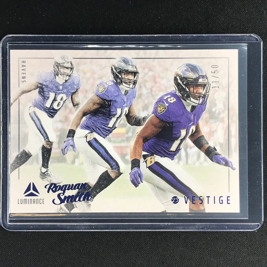 2023 Luminance Nfl Roquan Smith Vestige Blue 11/50