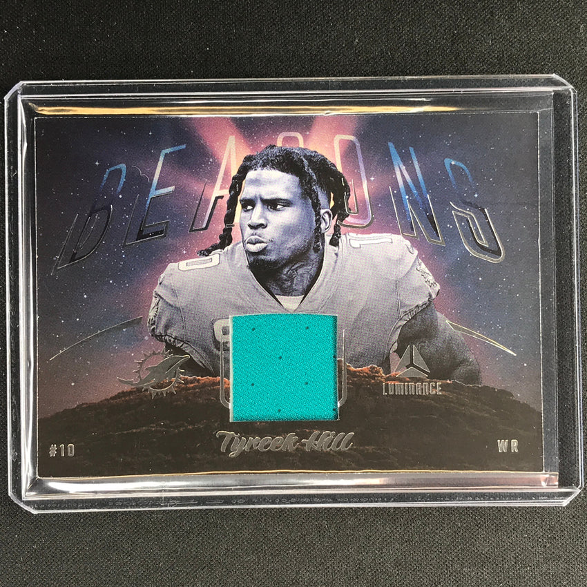 2023 Luminance Nfl Tyreek Hill Beacons Relic Jersey Silver No 20