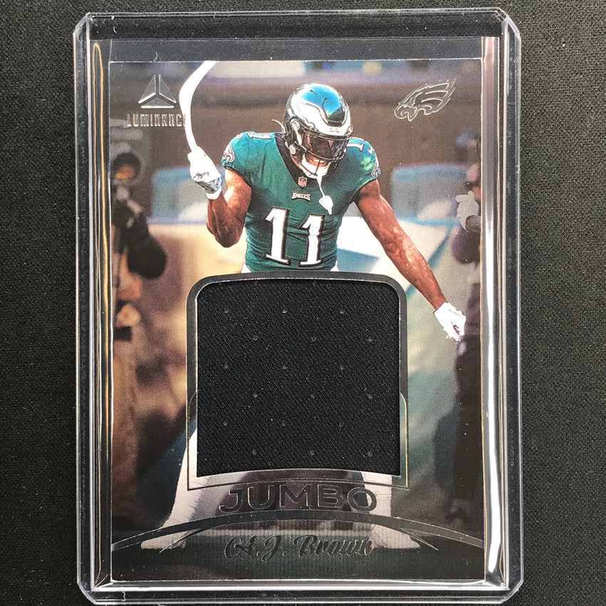 2023 Luminance Nfl A.j. Brown Jumbo Relic Jersey Silver No 9