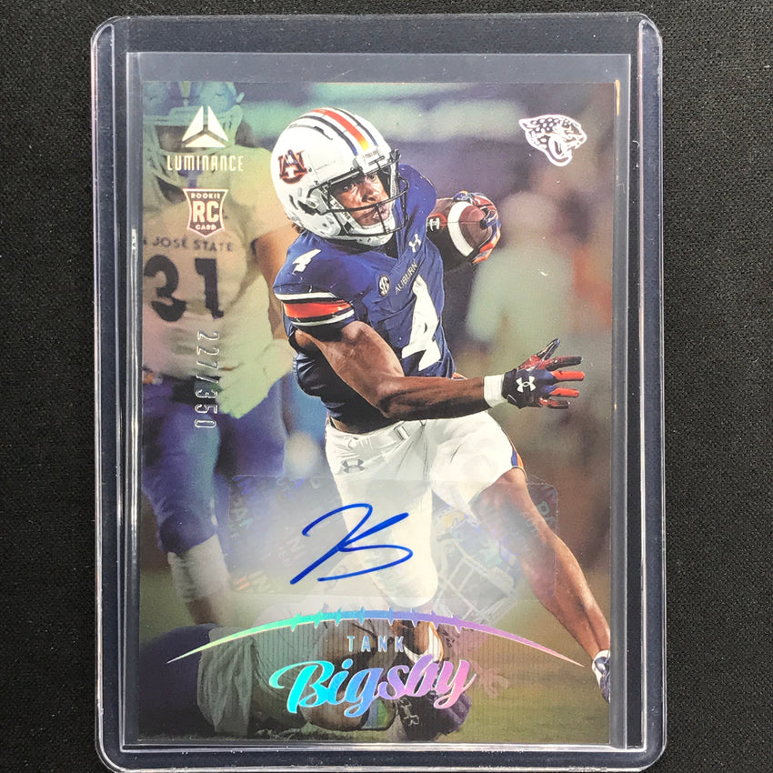 2023 Luminance Nfl Tank Bigsby Rookie Vertical Auto Silver 99/350