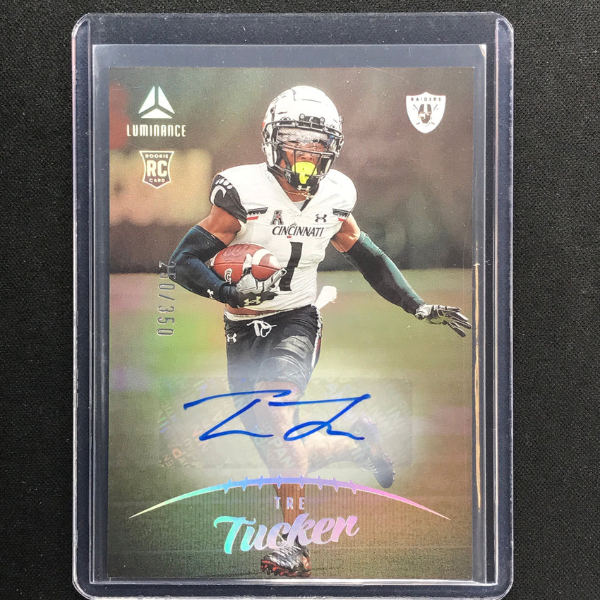2023 Luminance Nfl Tre Tucker Rookie Vertical Auto Silver 250/350