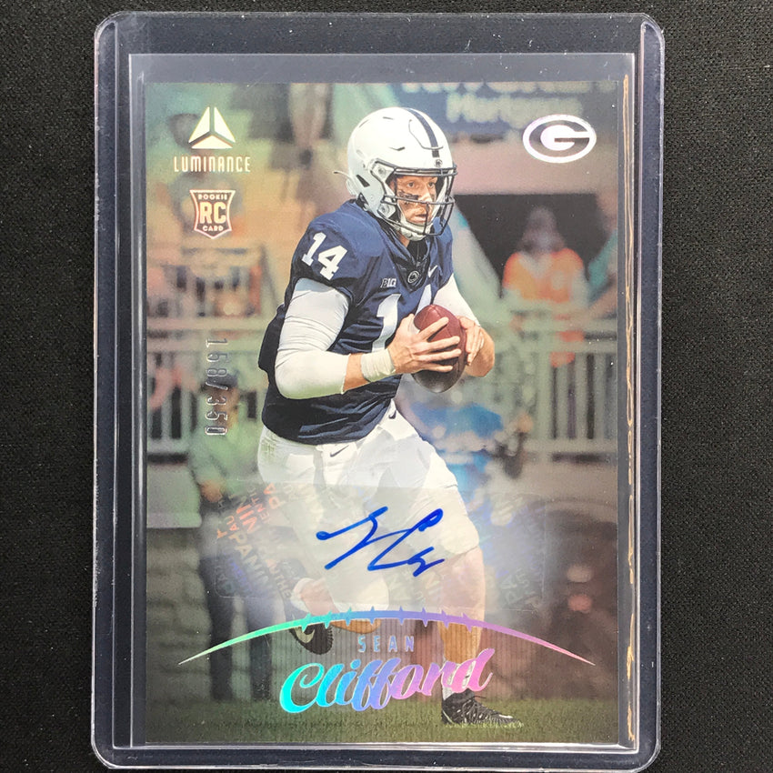 2023 Luminance Nfl Sean Clifford Rookie Vertical Auto Silver 158/350
