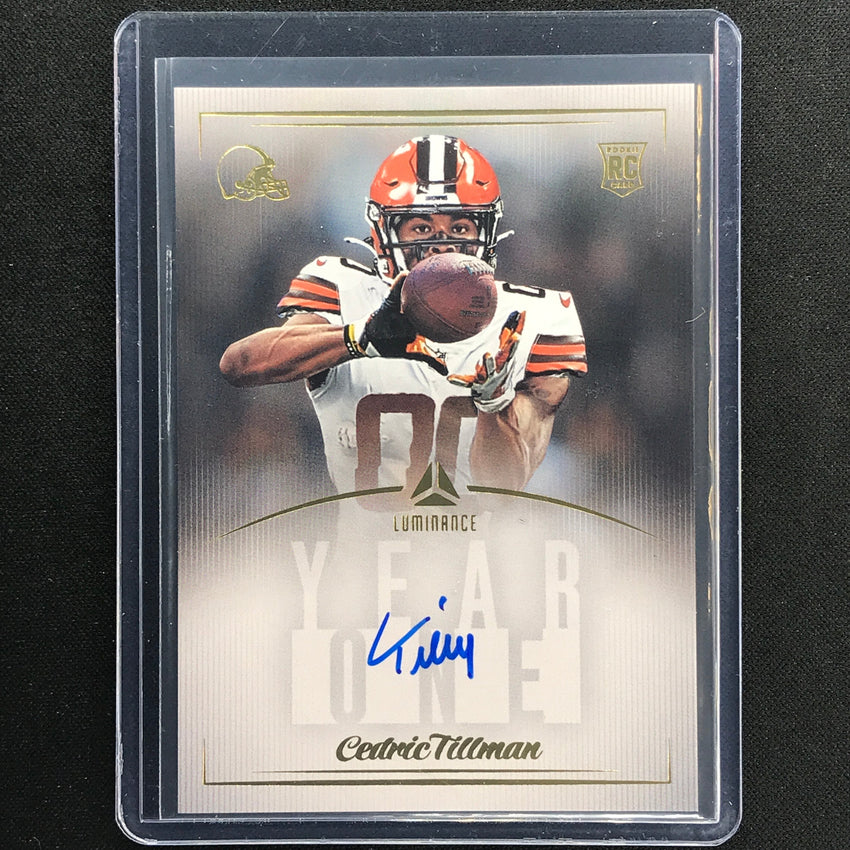 2023 Luminance Nfl Cedric Tillman Year One Signatures Rps Rookie Auto Base No Cti
