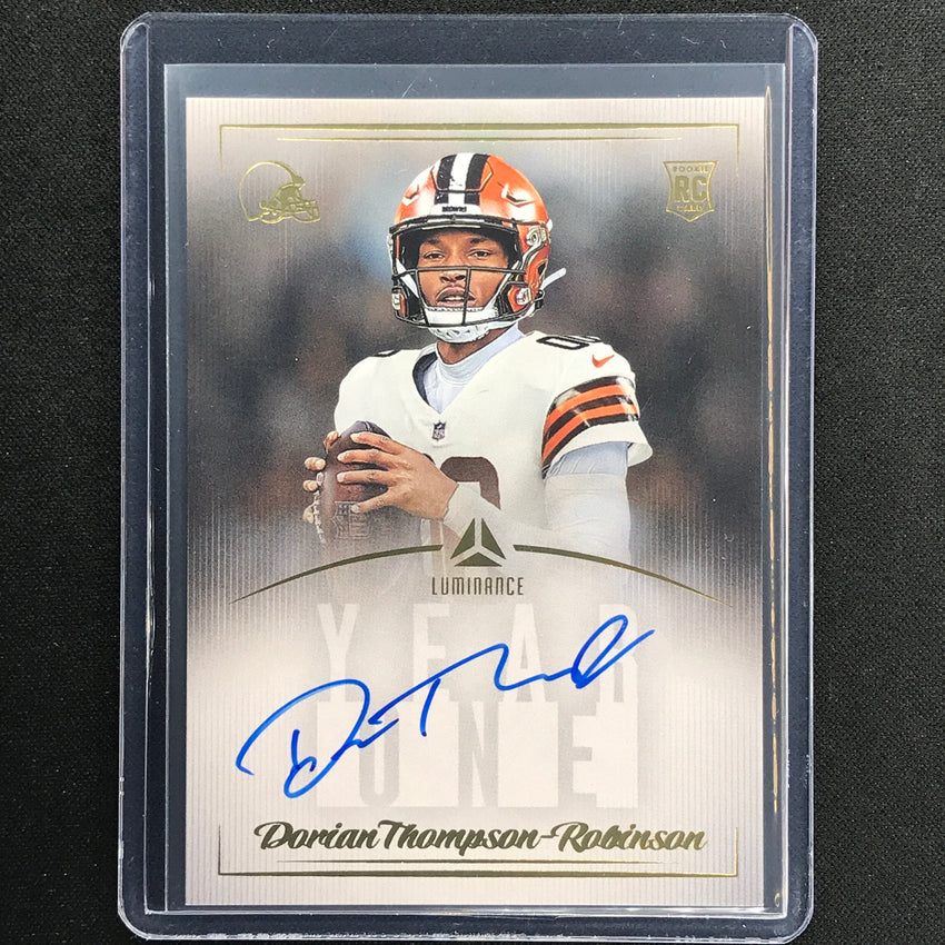 2023 Luminance Nfl Dorian Thompson-robinson Year One Rps Rookie Auto Base No Dtr