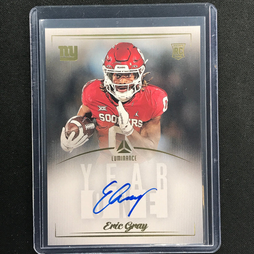 2023 Luminance NFL ERIC GRAY Year One Signatures RPS Rookie Auto Base #EGY