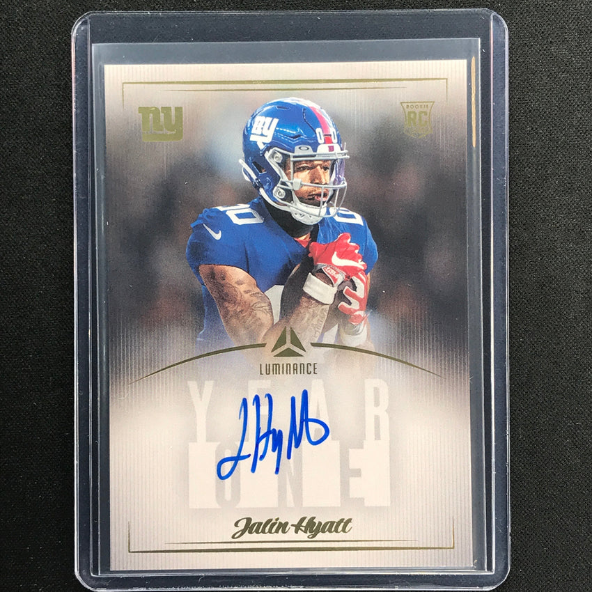 2023 Luminance Nfl Jalin Hyatt Year One Signatures Rps Rookie Auto Base No Jal