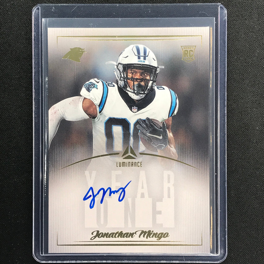 2023 Luminance NFL JONATHAN MINGO Year One Signatures RPS Rookie Auto Base #JMI