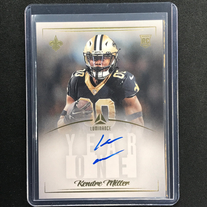 2023 Luminance Nfl Kendre Miller Year One Signatures Rps Rookie Auto Base No Kmi