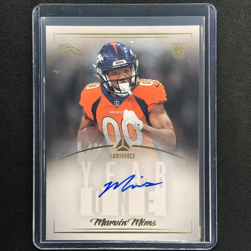 2023 Luminance Nfl Marvin Mims Year One Signatures Rps Rookie Auto Base No Mmi