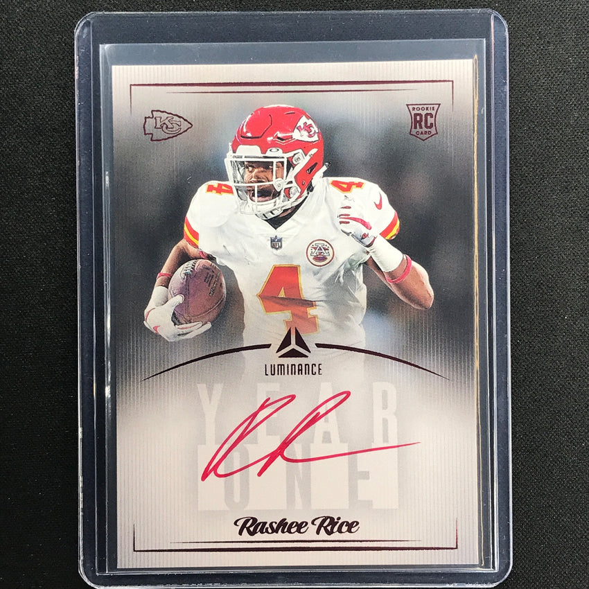 2023 Luminance Nfl Rashee Rice Year One Rps Rookie Auto Variation Red Sp No Rri