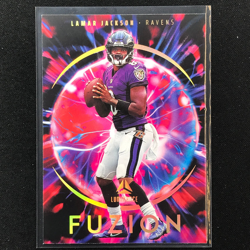 2023 Luminance Nfl Lamar Jackson Fuzion Base No 5