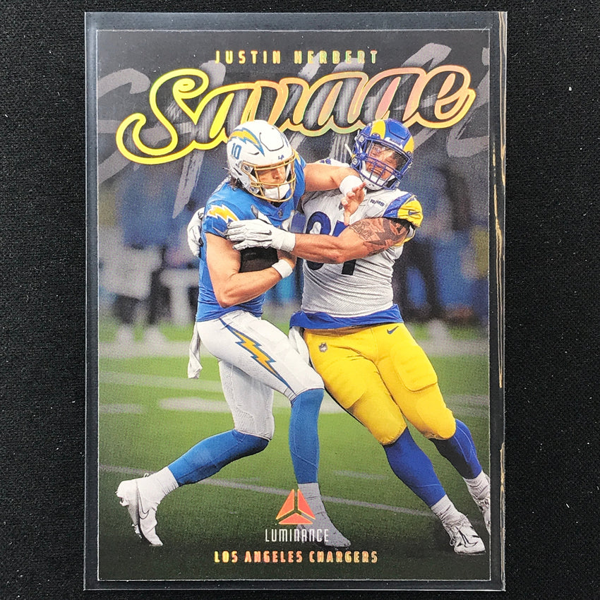 2023 Luminance NFL JUSTIN HERBERT Savage Base #6