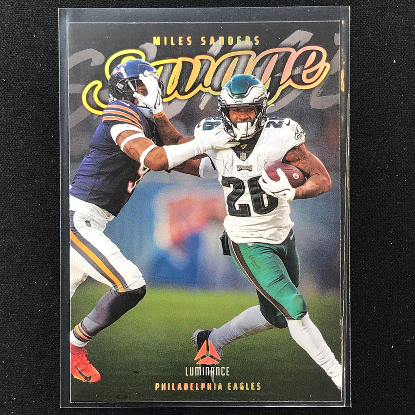 2023 Luminance NFL MILES SANDERS Savage Base #8