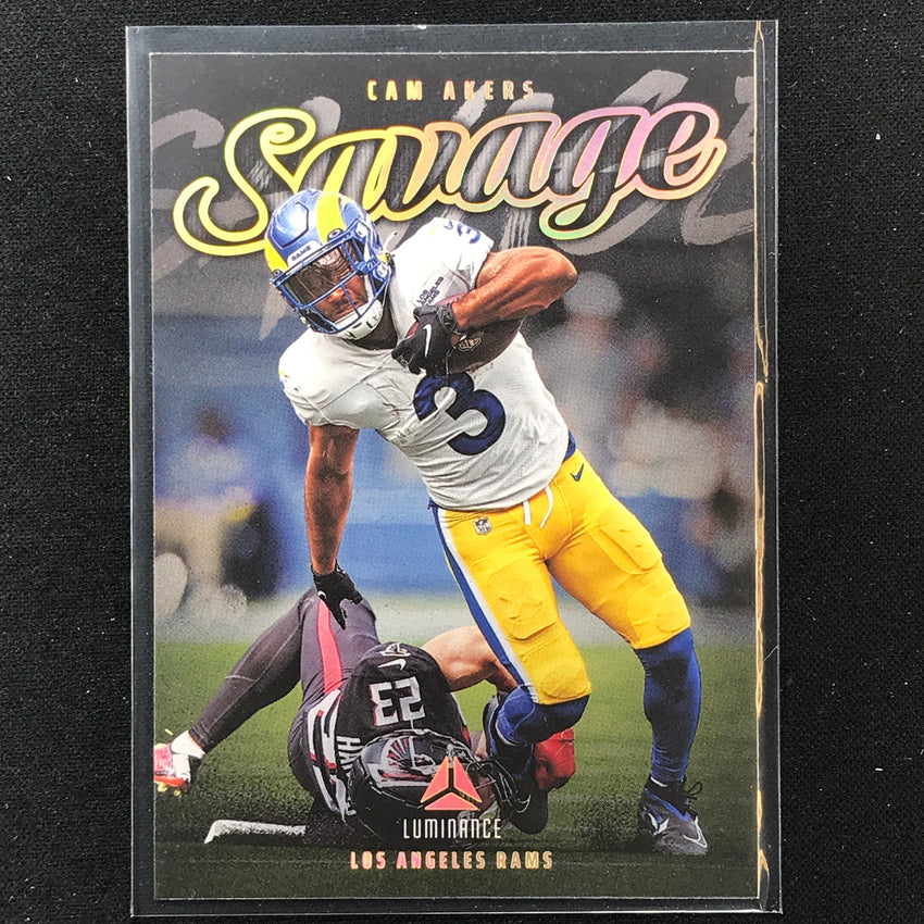 2023 Luminance Nfl Cam Akers Savage Base No 9