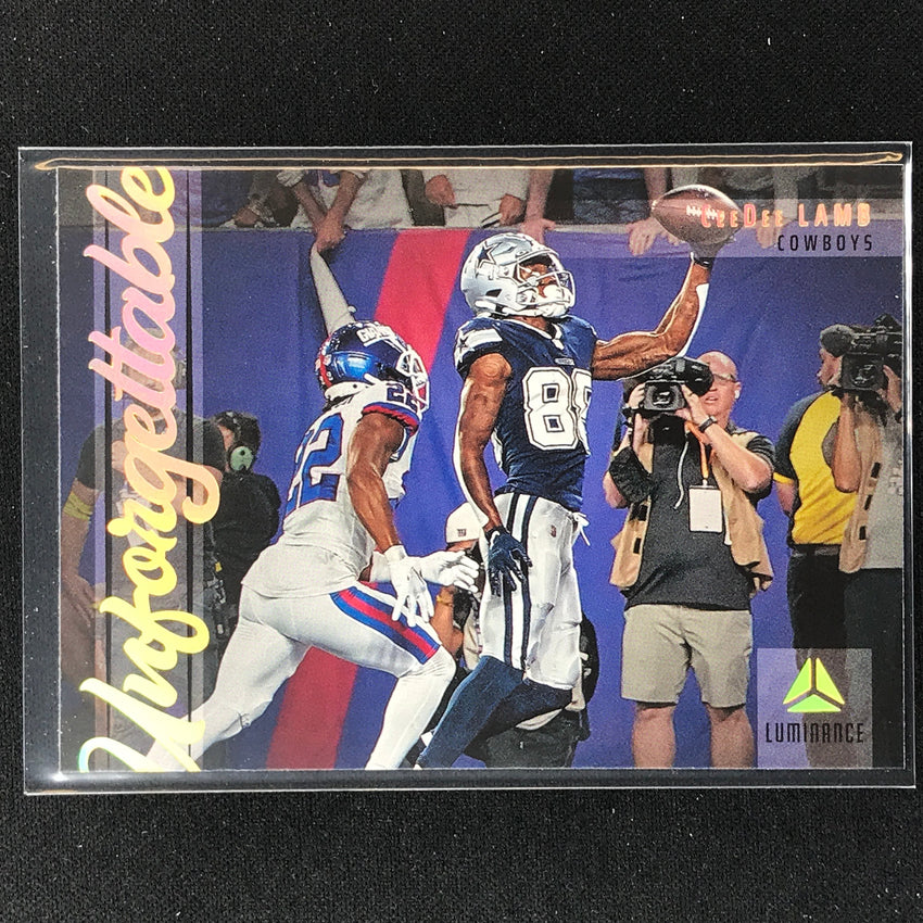 2023 Luminance Nfl Ceedee Lamb Unforgettable Base No 5