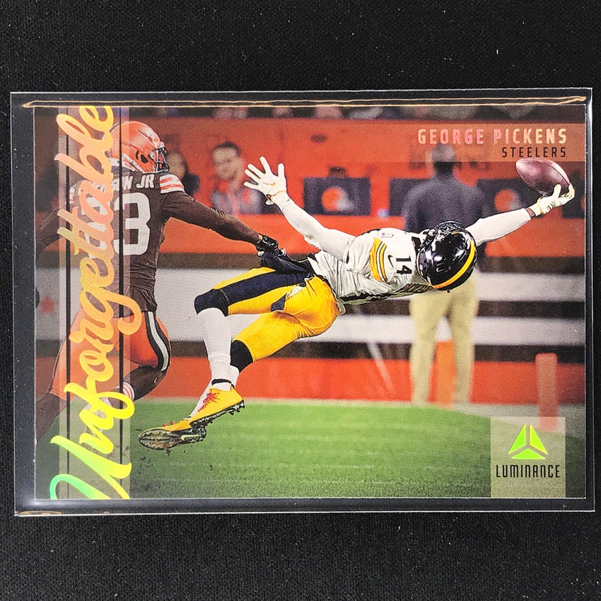 2023 Luminance Nfl George Pickens Unforgettable Base No 6