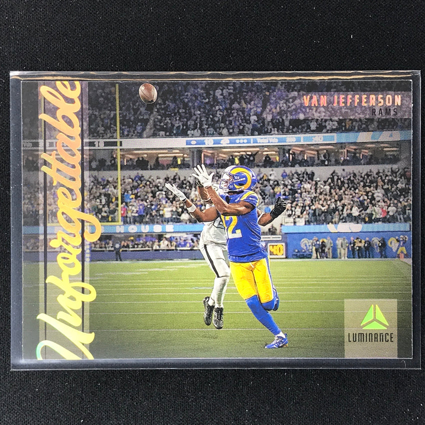 2023 Luminance NFL VAN JEFFERSON Unforgettable Base #13