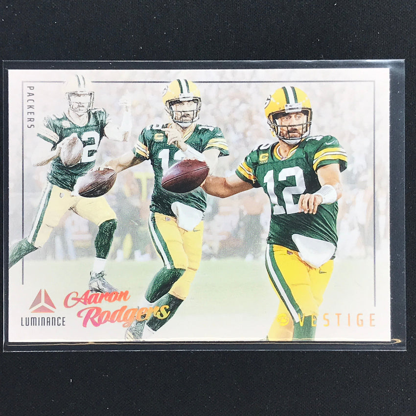 2023 Luminance Nfl Aaron Rodgers Vestige Base No 6