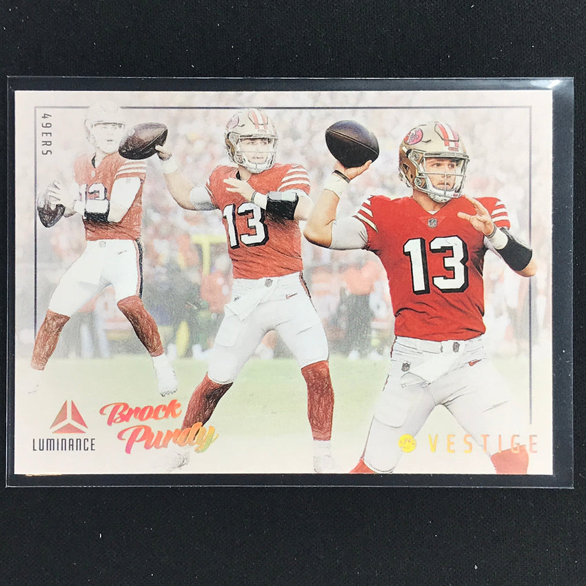 2023 Luminance Nfl Brock Purdy Vestige Base No 10
