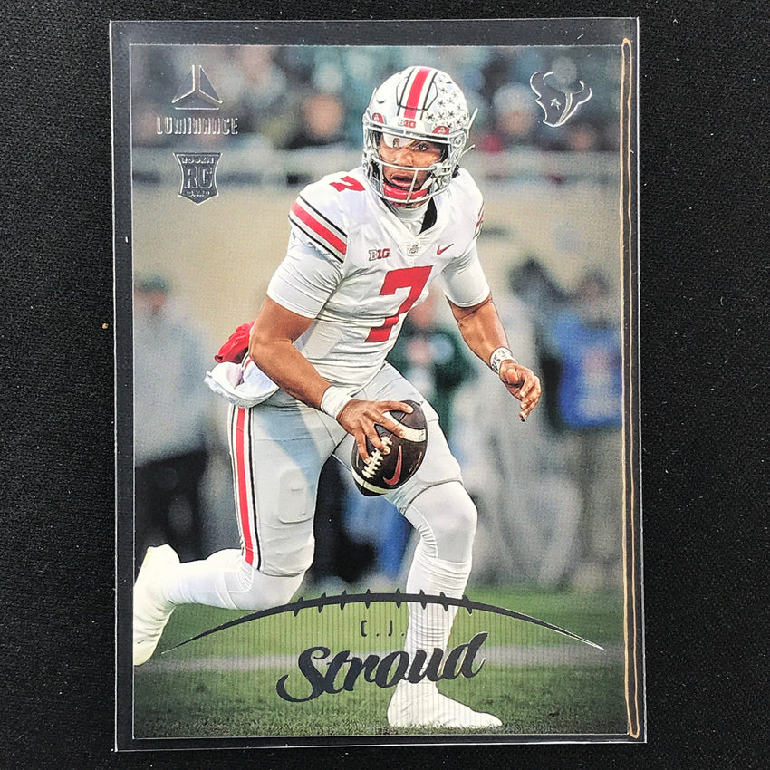 2023 Luminance Nfl C.j. Stroud Rookie Base Vertical No 174