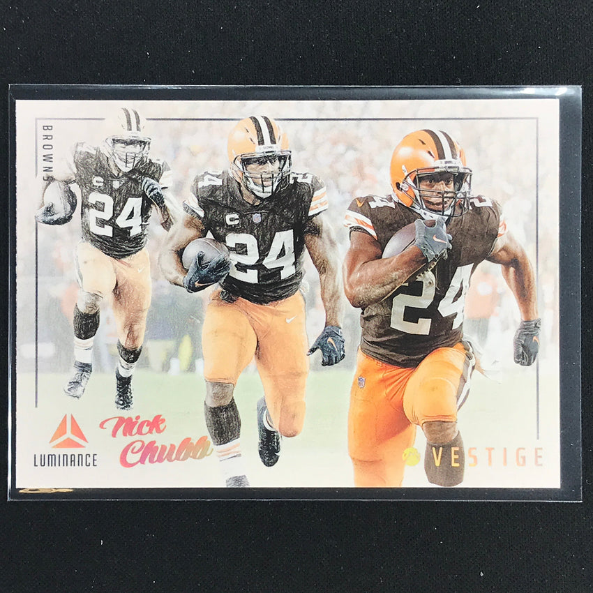 2023 Luminance Nfl Nick Chubb Vestige Base No 13