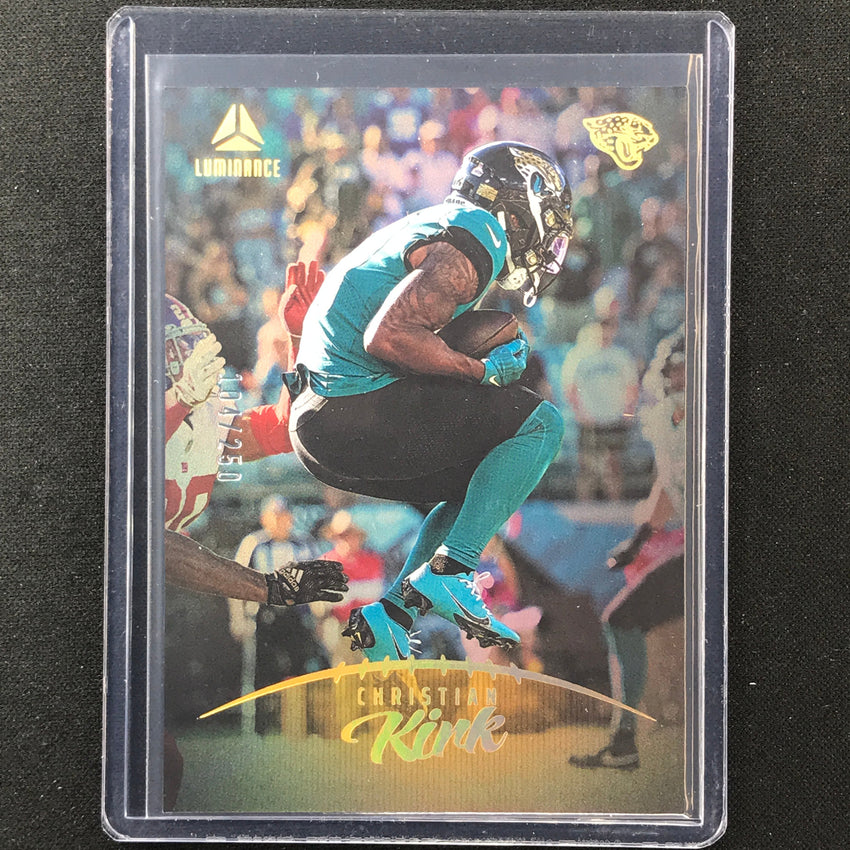 2023 Luminance Nfl Christian Kirk Vertical Gold /250 No 26