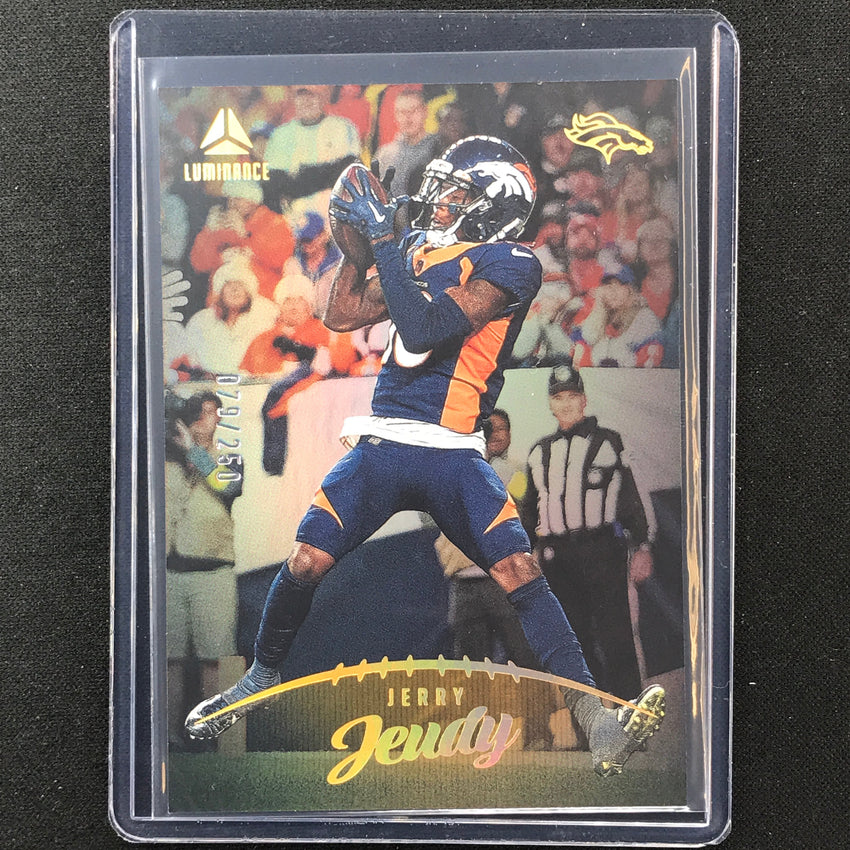 2023 Luminance Nfl Jerry Jeudy Vertical Gold /250 No 42