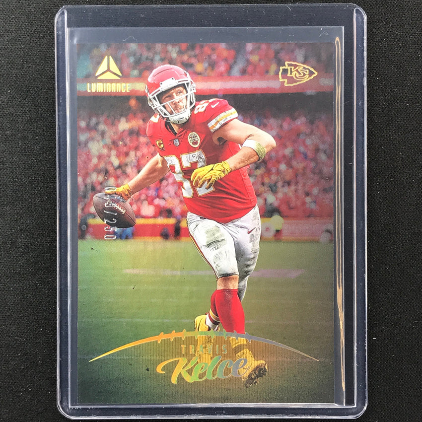 2023 Luminance Nfl Travis Kelce Vertical Gold /250 No 44