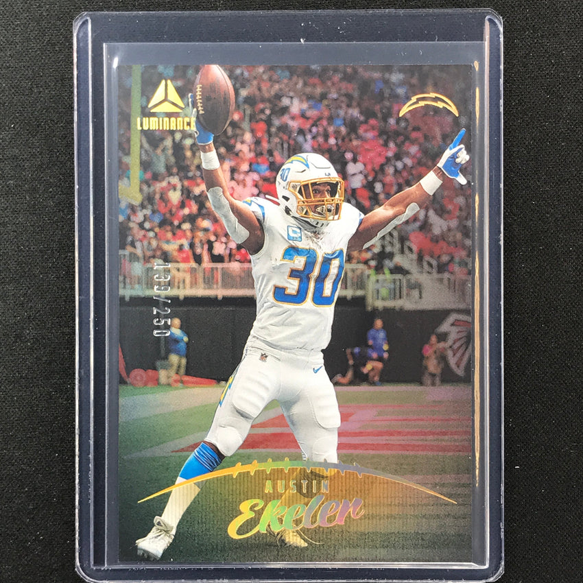2023 Luminance Nfl Austin Ekeler Vertical Gold /250 No 48