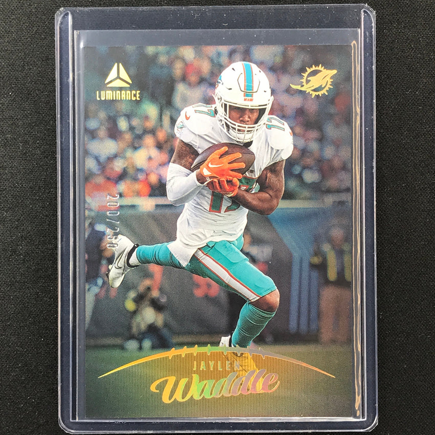2023 Luminance Nfl Jaylen Waddle Vertical Gold /250 No 62