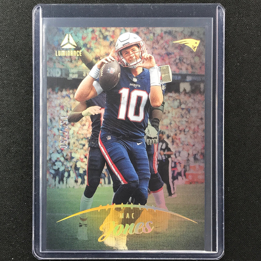 2023 Luminance Nfl Mac Jones Vertical Gold /250 No 64