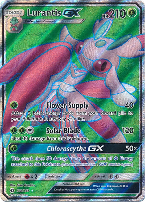 Lurantis GX - 138/149 - Full Art Ultra Rare - Sun & Moon Base Set-Cherry Collectables