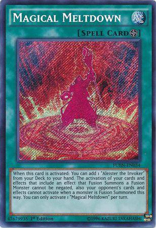 Magical Meltdown - FUEN-EN034 - Secret Rare 1st Edition-Cherry Collectables