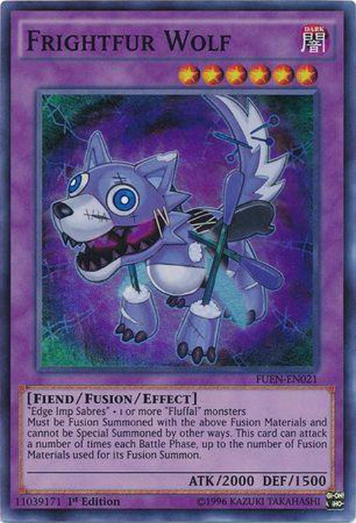 Frightfur Wolf - FUEN-EN021 - Super Rare 1st Edition-Cherry Collectables