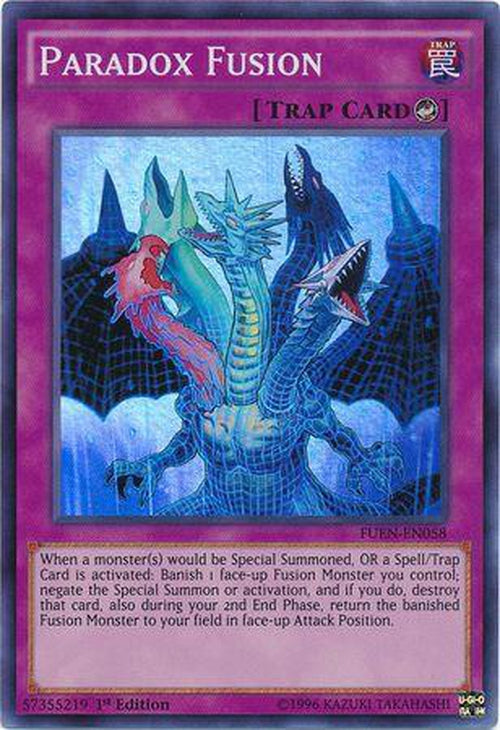 Paradox Fusion - FUEN-EN058 - Super Rare 1st Edition-Cherry Collectables
