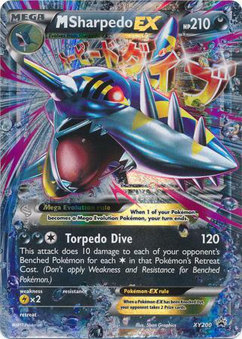 Mega Sharpedo EX - XY200 - Promo-Cherry Collectables