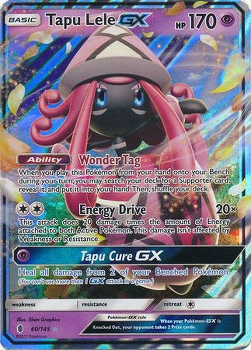 Tapu Lele GX - 60/145 - Ultra Rare - Guardians Rising-Cherry Collectables